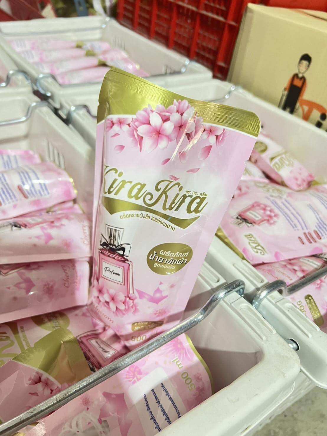 ถูกสุดดด น้ำซักผ้าสูตรเข้มข้น Kira ของไทย ราคา 18 บาท*ส่งฟรี