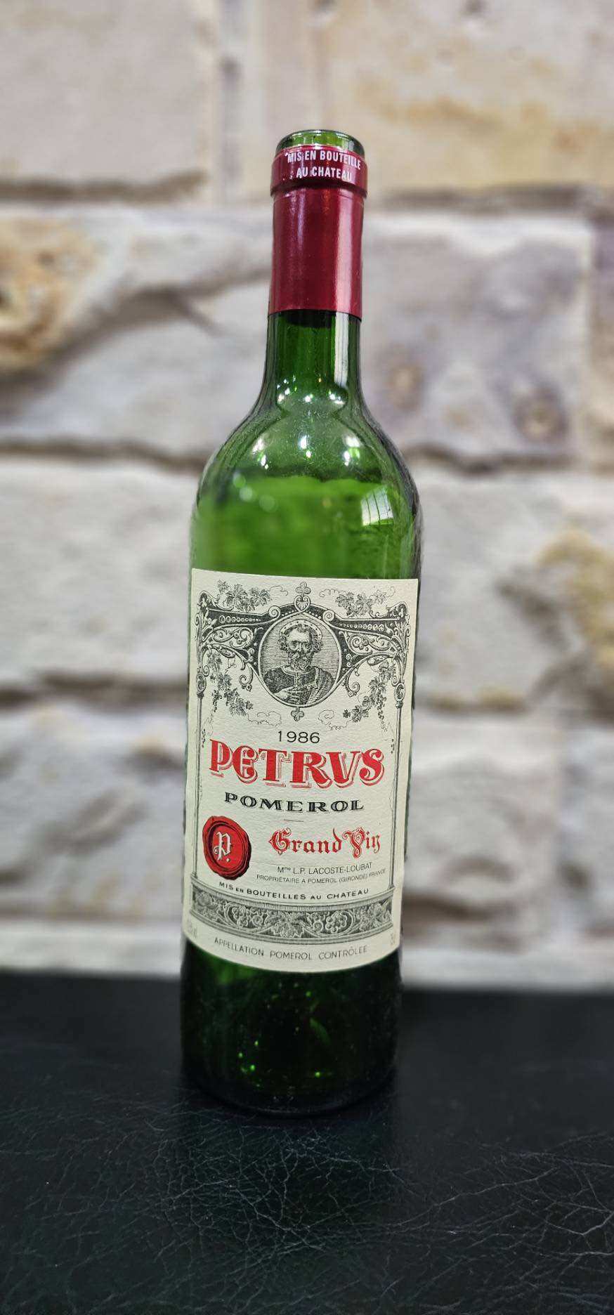 CHATEAU PETRUS 1986 空ボトル ขวดเปล่าไวน์ CHATEAU PETRUS CHATEAU PETRUS 1986 空ボトル ขวดเปล่าไวน์ CHATEAU PETRUS