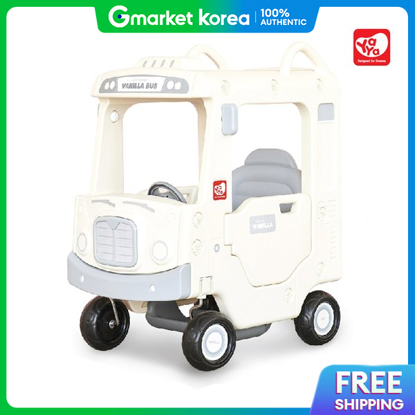 Vanilla Bus Toy Car for Kids Roof Ride-On Push Car ราคา 6,941 บาท*ส่งฟรี