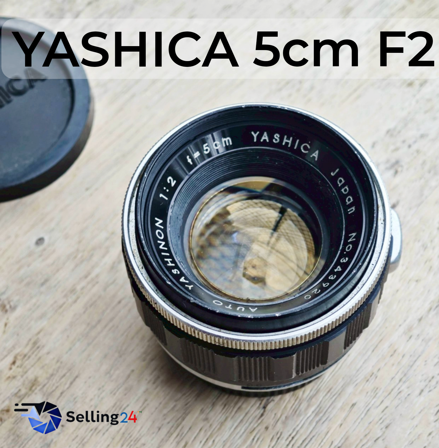 เลนส์ YASHICA AUTO YASHINON 5cm f2 (16) MF Lens for Mount M42 Silver พร้อมฝาปิดหน้าท้าย ราคา 2,888 บาท*ส่งฟรี