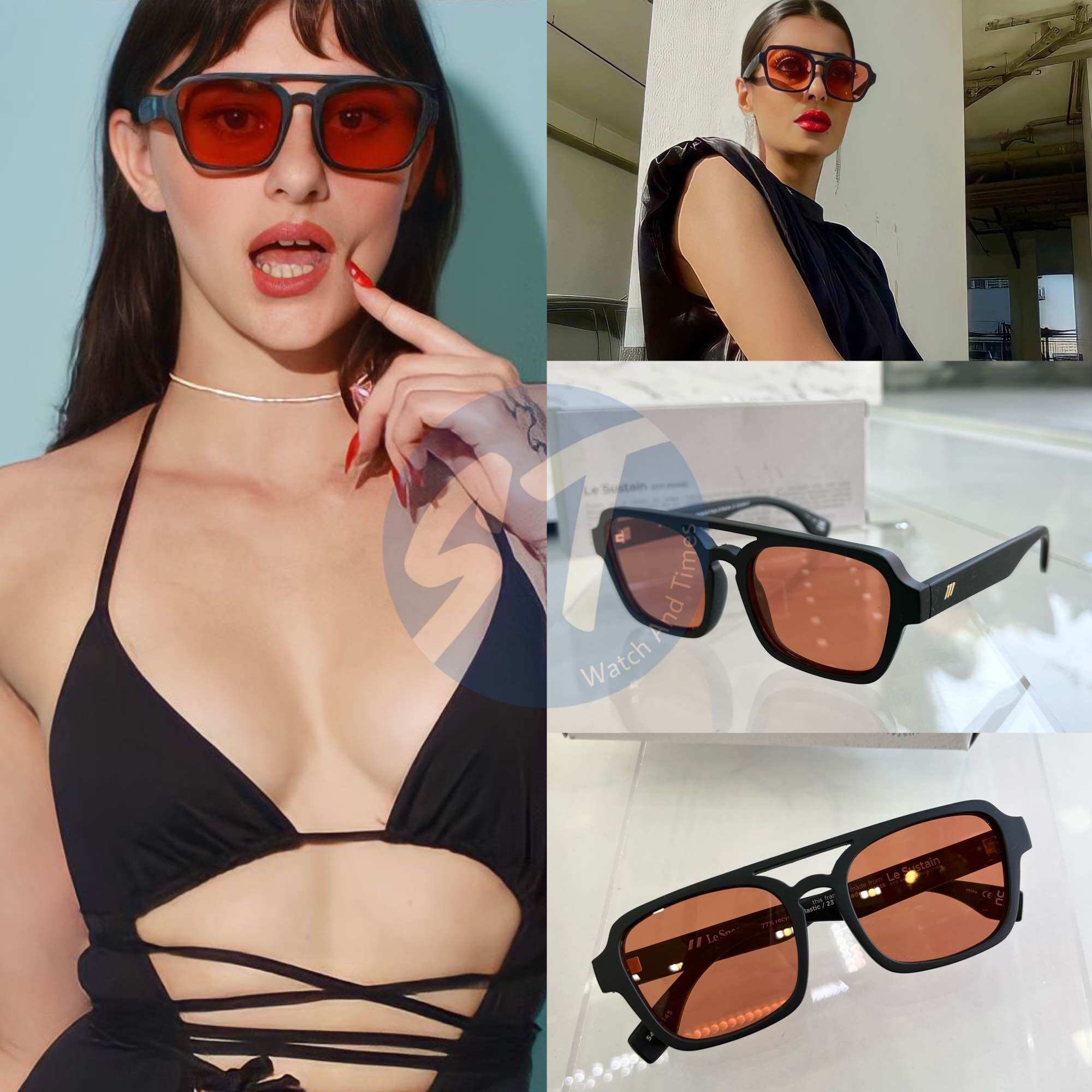 [แท้100%]แว่นกันแดด Le Specs | Le Sustain Unwritten Straw ราคา 3,110 บาท*ส่งฟรี