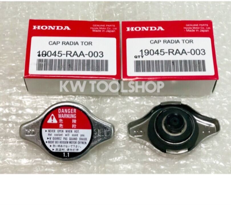 HONDA ฝาหม้อน้ำฮอนด้า แท้ (รุ่นฝาจุก) # Honda Cap radiator 1.1