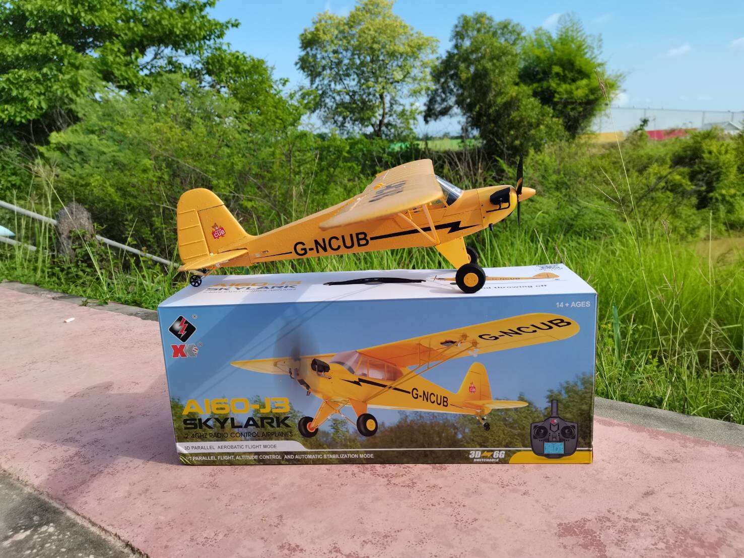 เครื่องบินบังคับ Wltoys XK A160J3 SKYLARK 3D6G เครื่องบิน GNCUB EPP