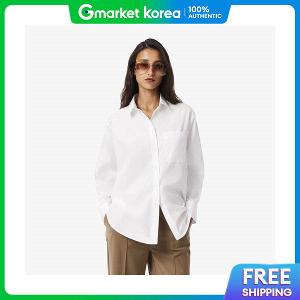 Lacoste | Blouse Women's Shirt Cf0215 55N001 Shirt Dress Shirt Scarf Women's Oversized ราคา 7,041 บาท*ส่งฟรี
