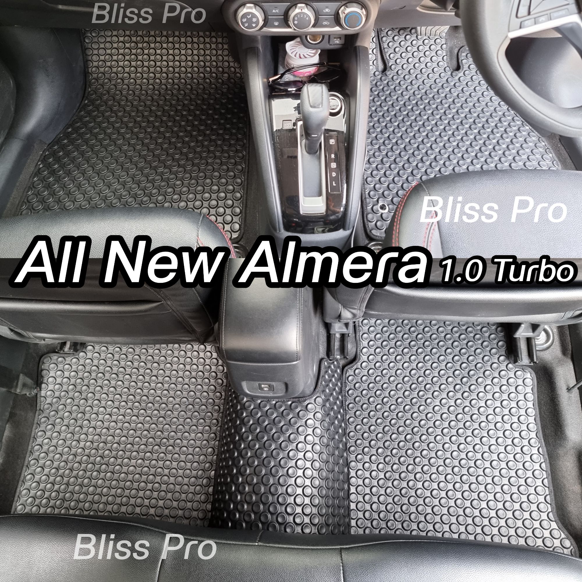 ชุดพรมกระดุมเข้ารูปรถยนต์ All New Nissan Almera 1.0 Turbo