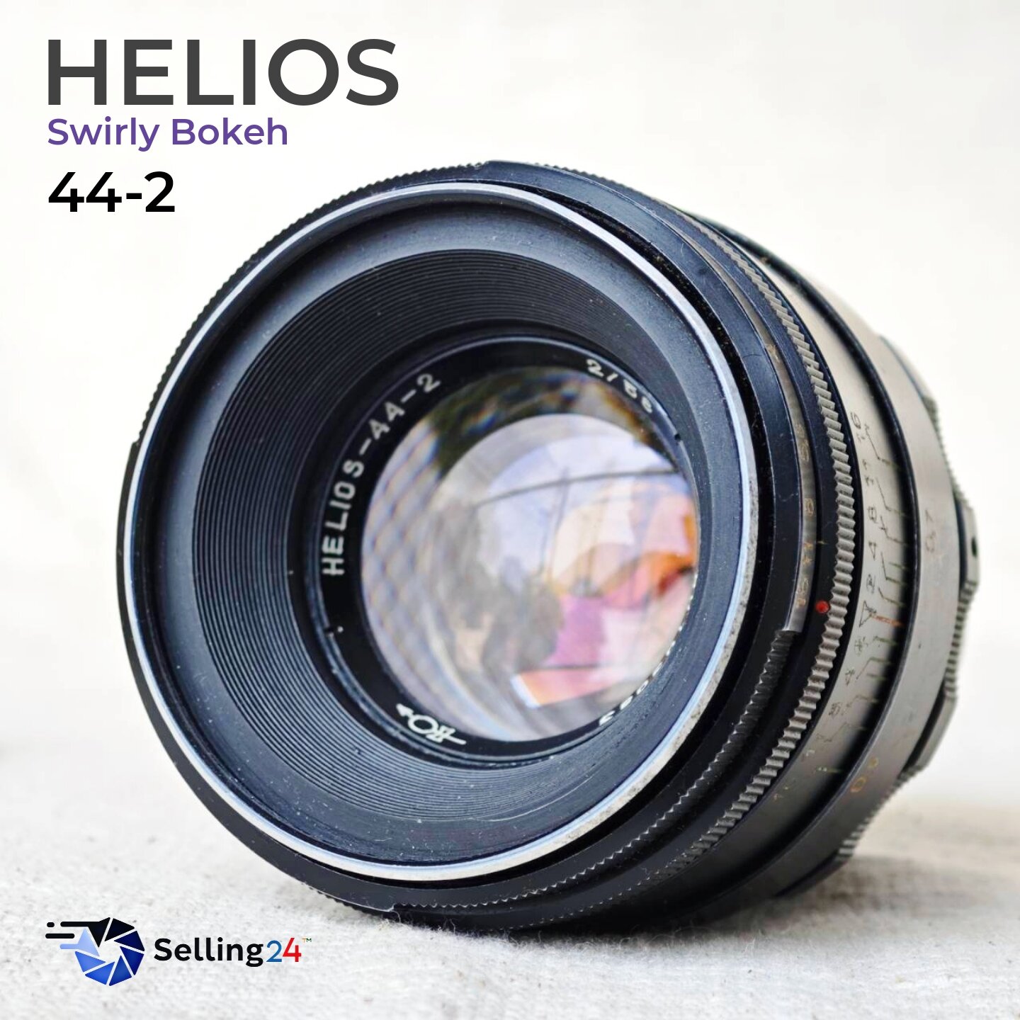 Lens Helios 44-2 58mm f2 portrait M42 Mount USSR. Bokeh Swirl โบเก้วน ราคา 4,208 บาท*ส่งฟรี