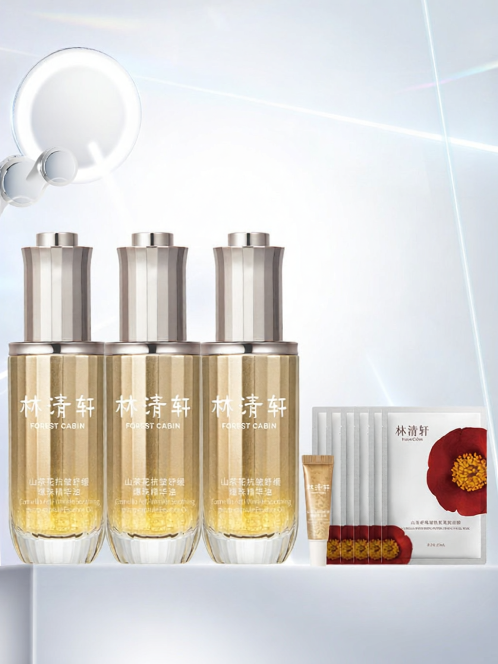 Forest Cabin | Anti-Wrinkle Tightening Soothing Bursting Essence Oil ราคา 2,739 บาท*ส่งฟรี