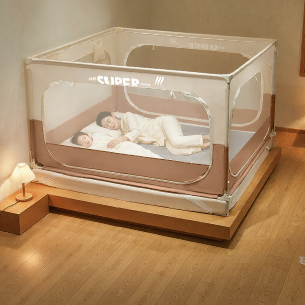 JAOM/N | Fall Prevention Baby Fence with Mosquito Net ราคา 2,464 บาท*ส่งฟรี