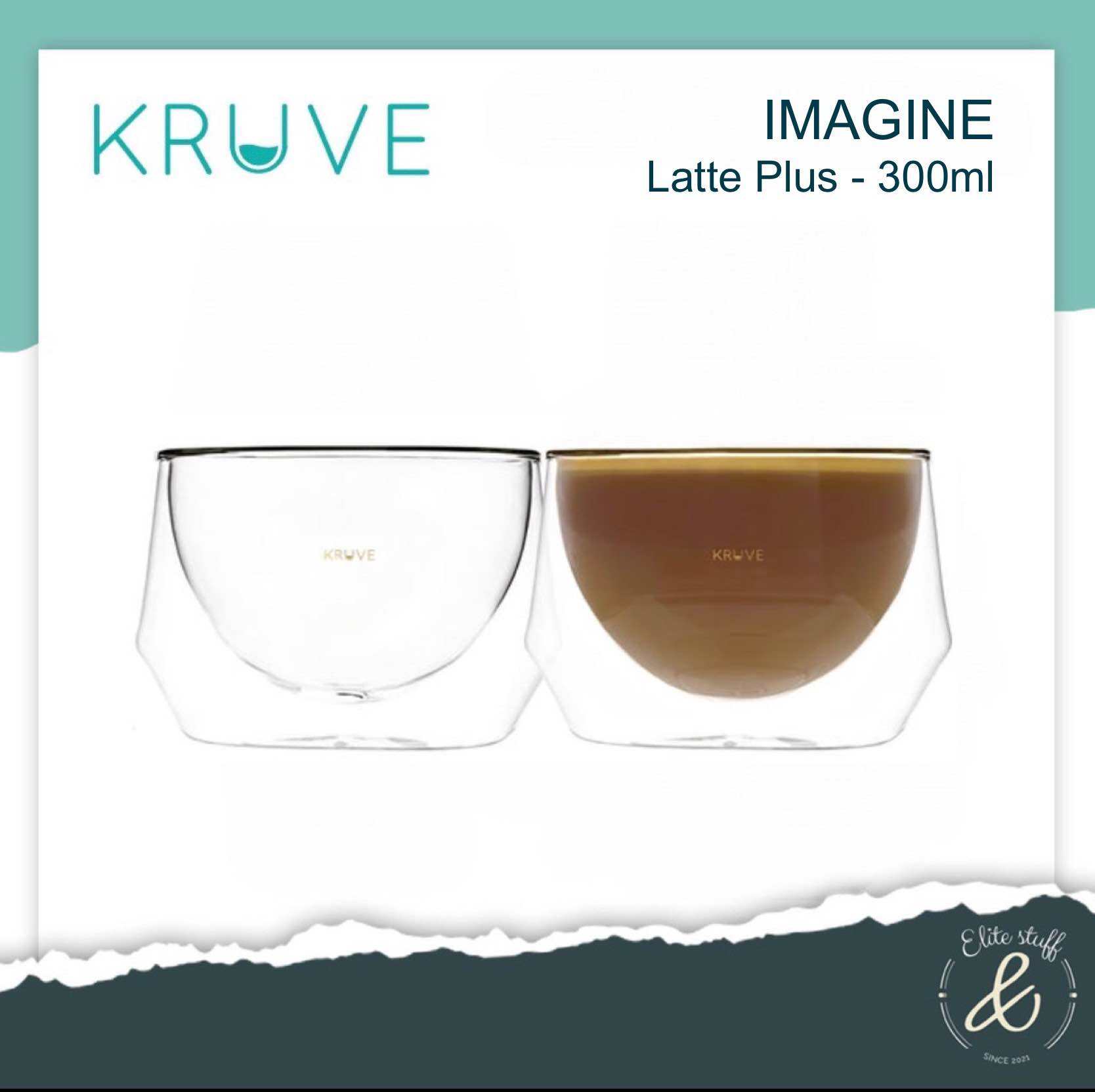 Kruve Imagine Milk Latte Glasses Latte Plus 300ml/10oz