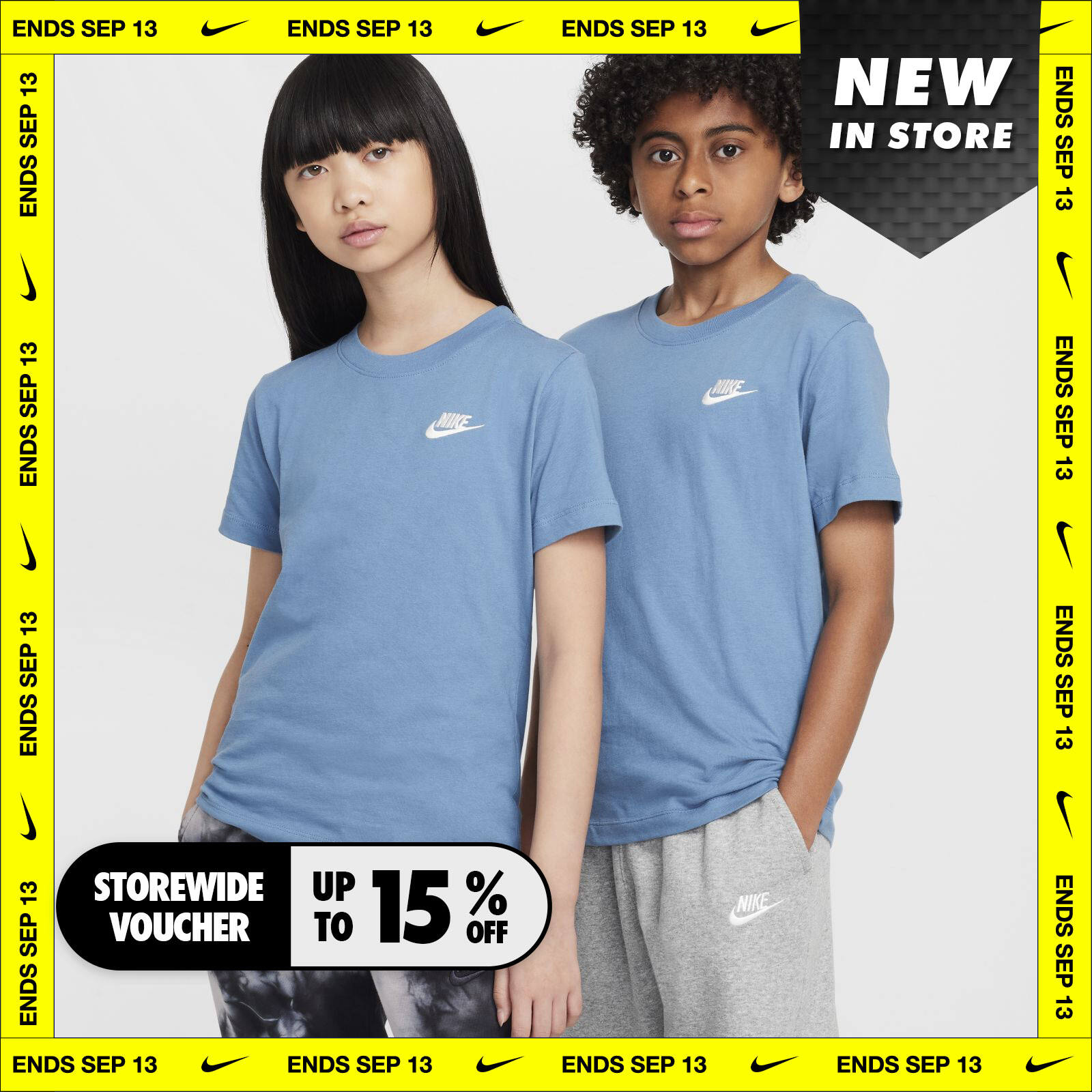 Nike Youth Unisex Nsw Emb Futura LBR Tee - Aegean Storm ราคา 600 บาท*ส่งฟรี
