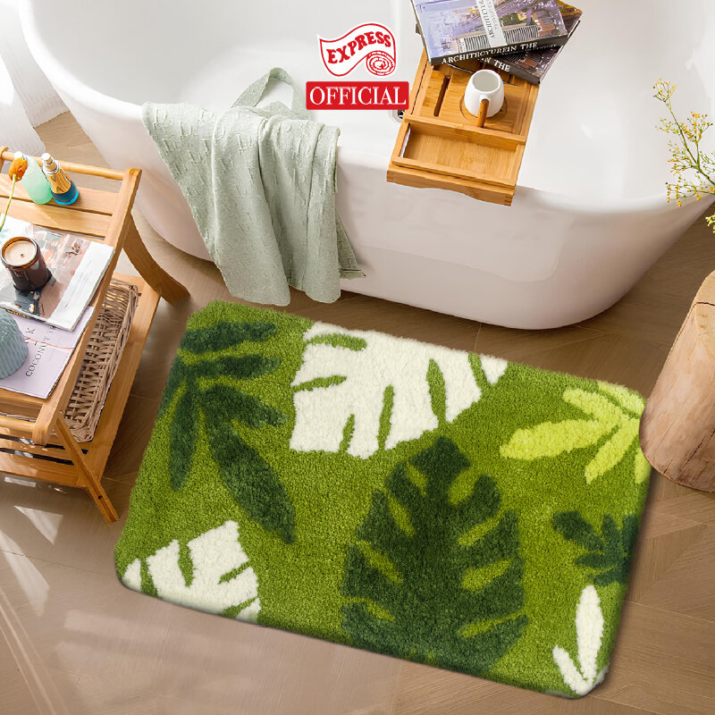 STELLAR LINE DOOR MAT 45x70cm. SOFT MAT THICK 16-30mm BATH ROOM MAT, TPR ANTI-SLIP BACKING, WASHABLE, QUICK DRY * EXPRESS CARPET ราคา 560 บาท*ส่งฟรี