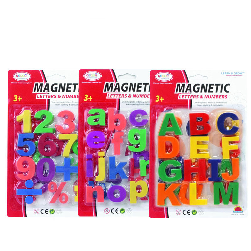 Children's Toys, Abc Letters, Magnets, Large Print, Small Print, Numbers H.M. Toys Magnetic Letters&Numbers No.Hm1180A-Hm1175A ราคา 68 บาท*ส่งฟรี