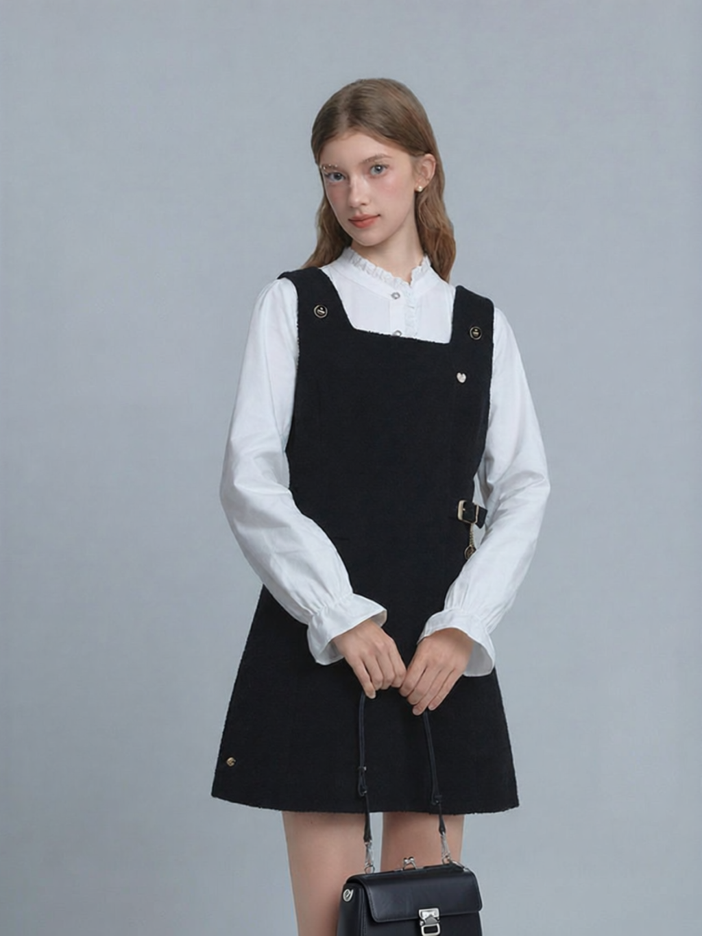 TEENIE WEENIE | Autumn Winter Stylish Elegant Fitted Knit Sleeveless Dress ราคา 6,055 บาท*ส่งฟรี