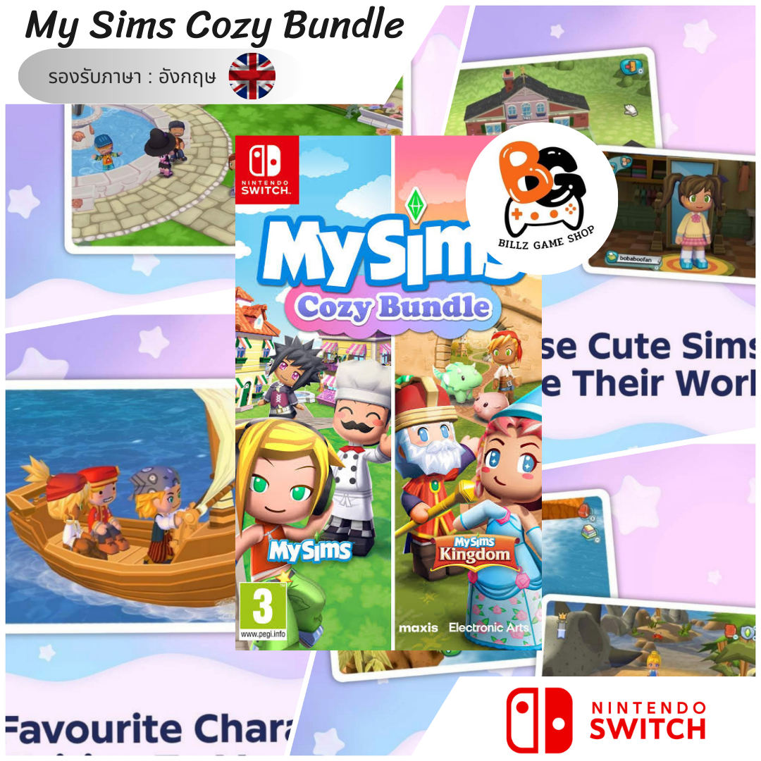 [พร้อมส่ง] Nintendo Switch | My Sims Cozy Bundle ราคา  1,550 บาท*ส่งฟรี