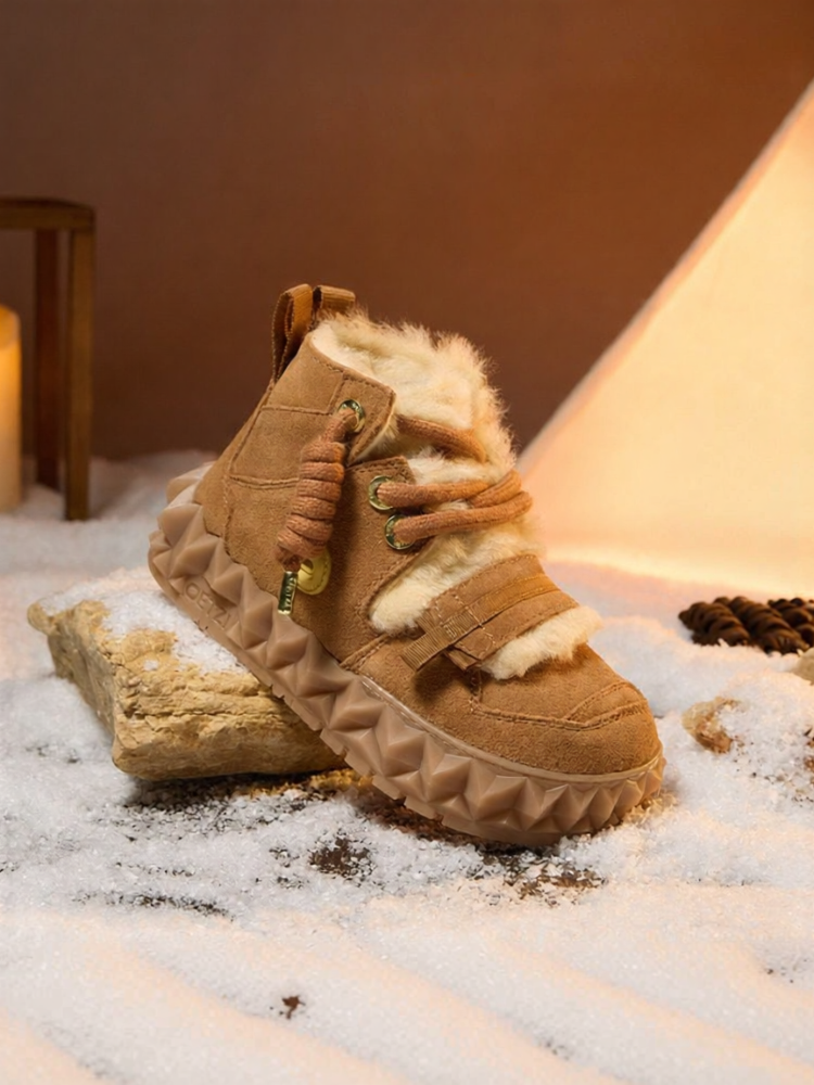 Plush Thickening Fur Snow Boots for Men and Women Uggy Style ราคา 9,326 บาท*ส่งฟรี