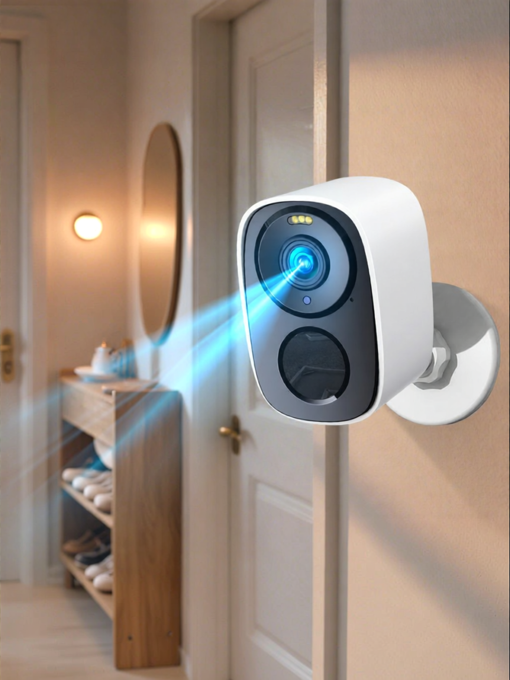 DIFANG|4G Wireless Door Camera Indoor Outdoor Remote Monitoring ราคา 1,480 บาท*ส่งฟรี