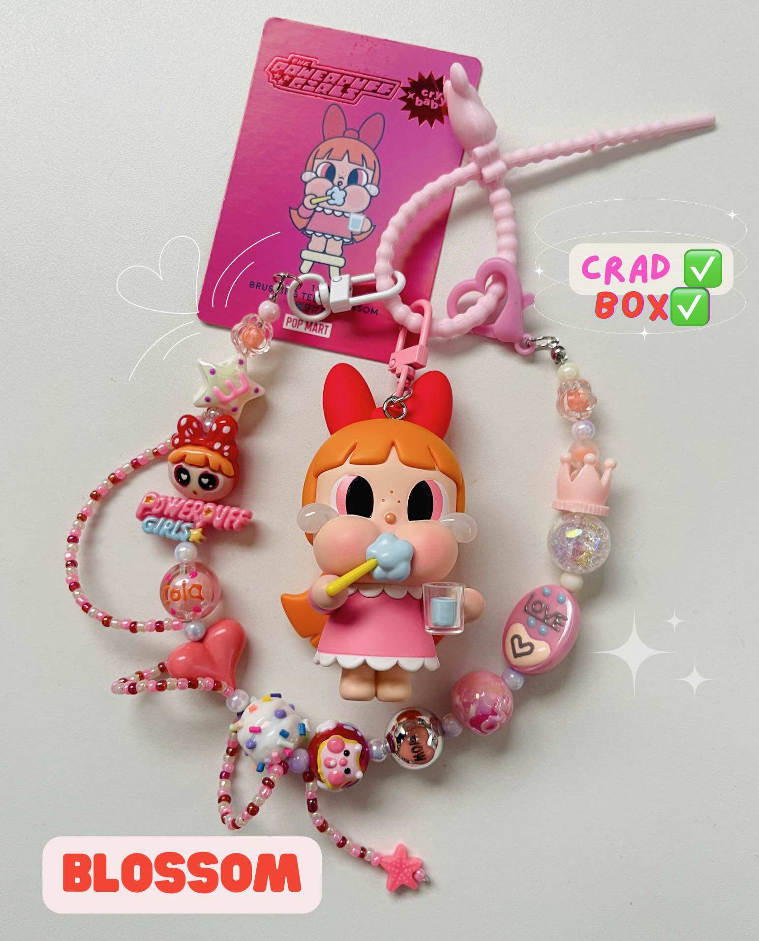 Crybaby x powerpuff girls‼️ของแท้‼️ พวงกุญแจ diy น้องแปรงฟัน ราคา 1,399 บาท*ส่งฟรี