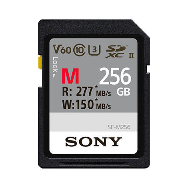 Sony | Sf-M256/T2 4K Ultra-High Speed Recording Next-Generation Sd Memory Card ราคา 13,809 บาท*ส่งฟรี