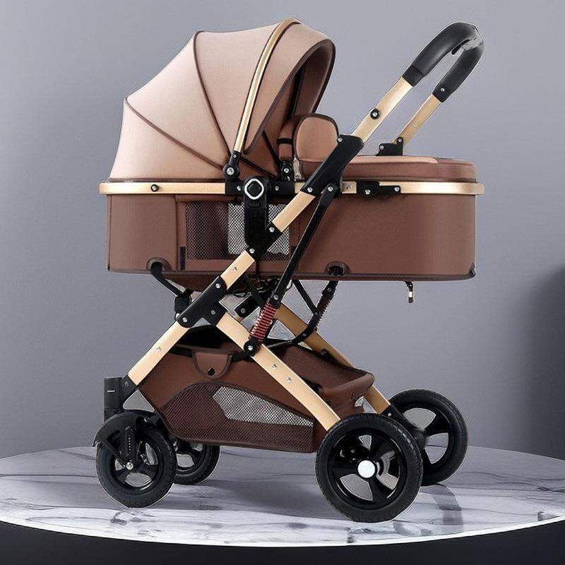 LIWAN | Lightweight Foldable High View Shock Absorption Reversible Baby Stroller