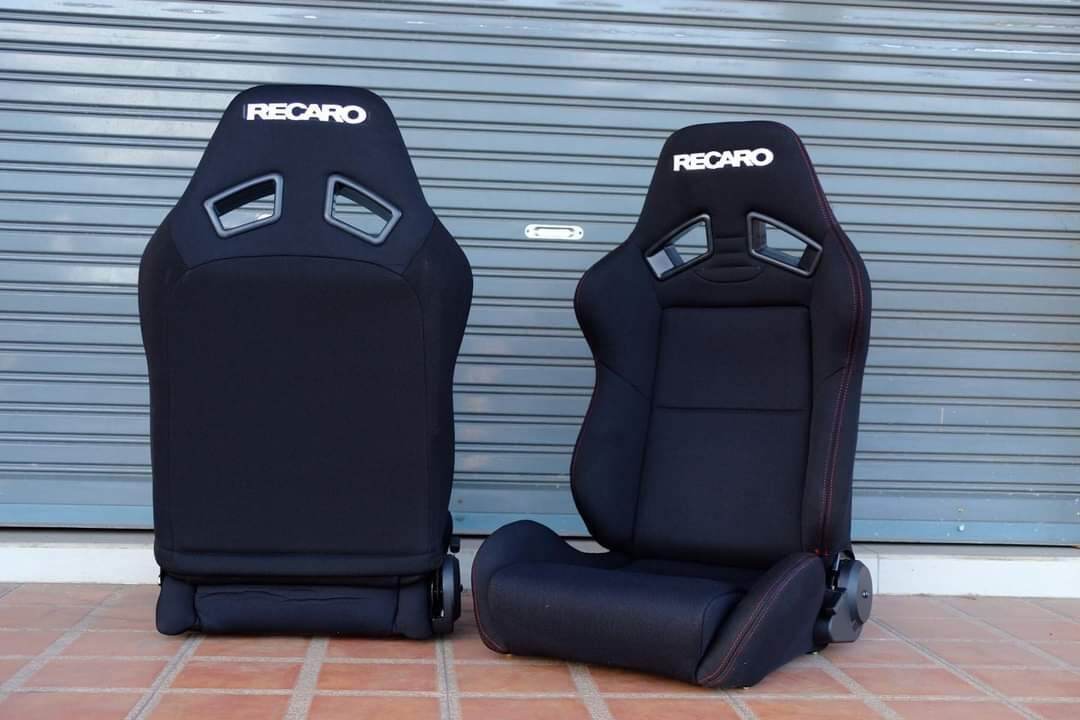 เบาะ Recaro SR7 สีดำ พร้อมรางสไลด์