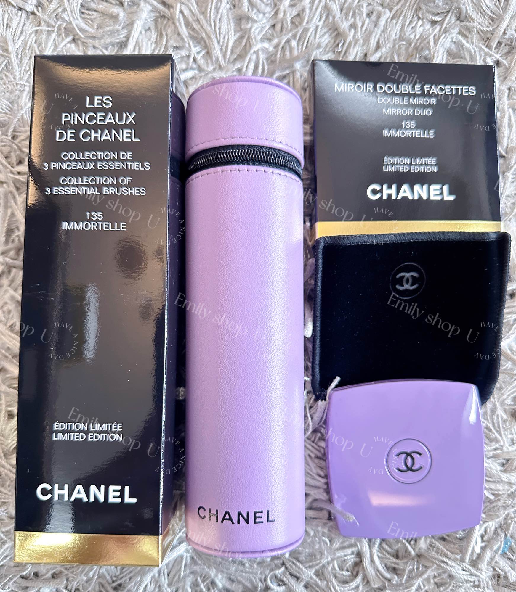 CHANEL Codes Couleur Limited-Edition Mirror Duo 135 IMMORTELLE