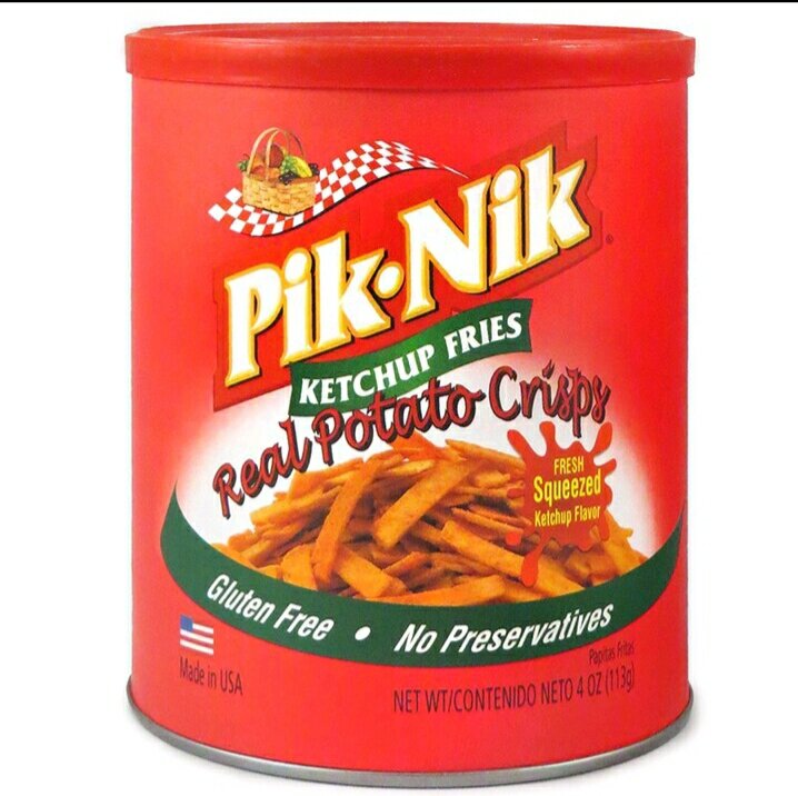 ปิคนิค มันฝรั่งอบกรอบรสจิ้มซอสมะเขือเทศ ไร้กลูเตน Pik Nik Ketchup Fries ...