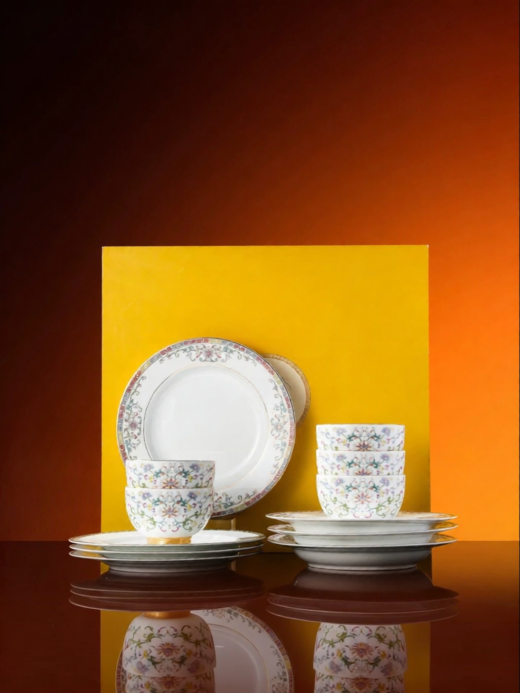 JINGDEZHEN | High-Quality Dinnerware Set for Gift Box ราคา 56,574 บาท*ส่งฟรี