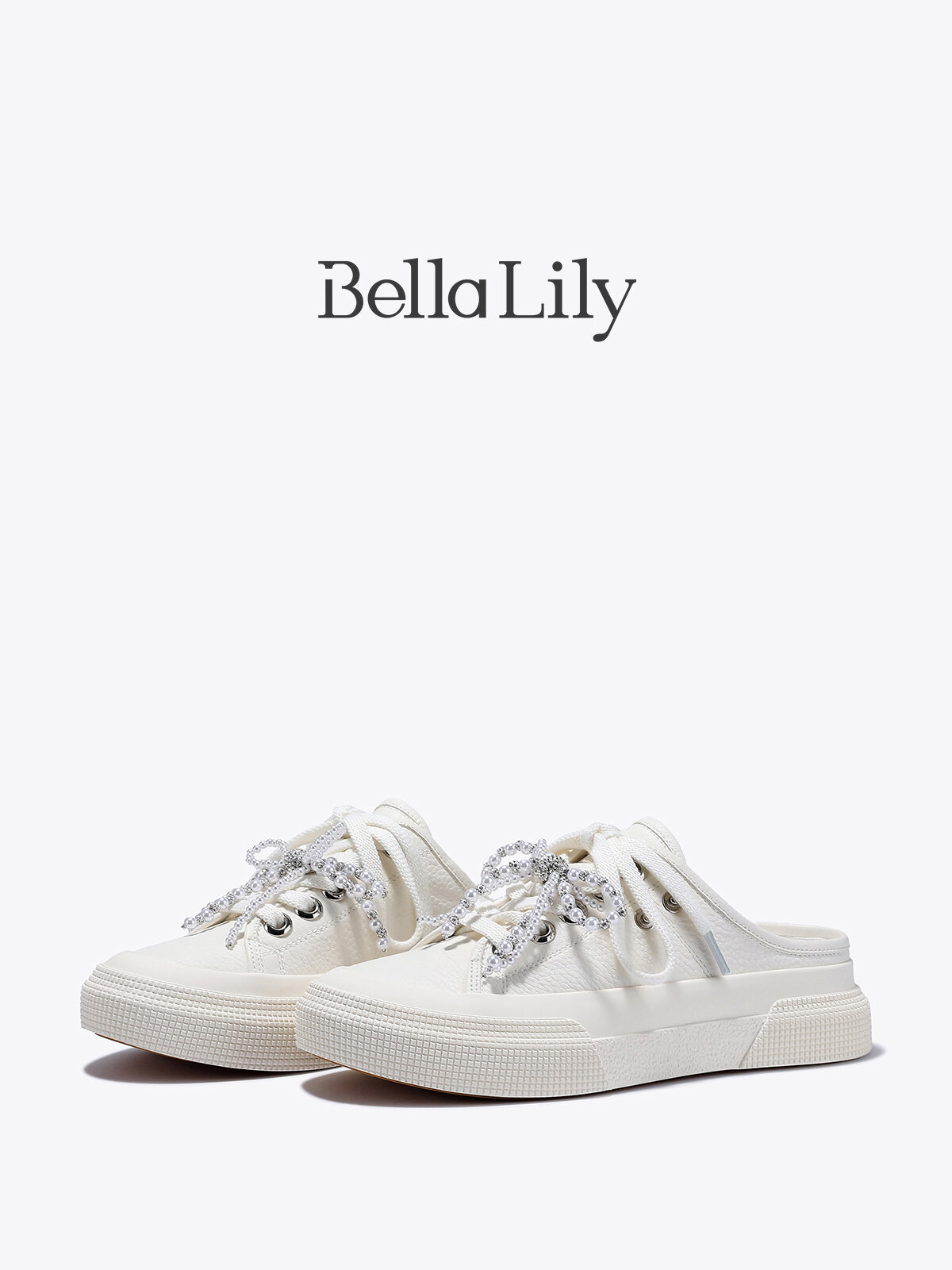 [Bella Lily | Pearl Chain Casual Shoes,Bella Lily | Pearl Chain Casual Shoes,] ราคา 3,721 บาท*ส่งฟรี