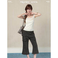 loveheynew | เสื้อยืดแขนสั้นลายจุดเลียนแบบสองชิ้นพร้อมลูกไม้