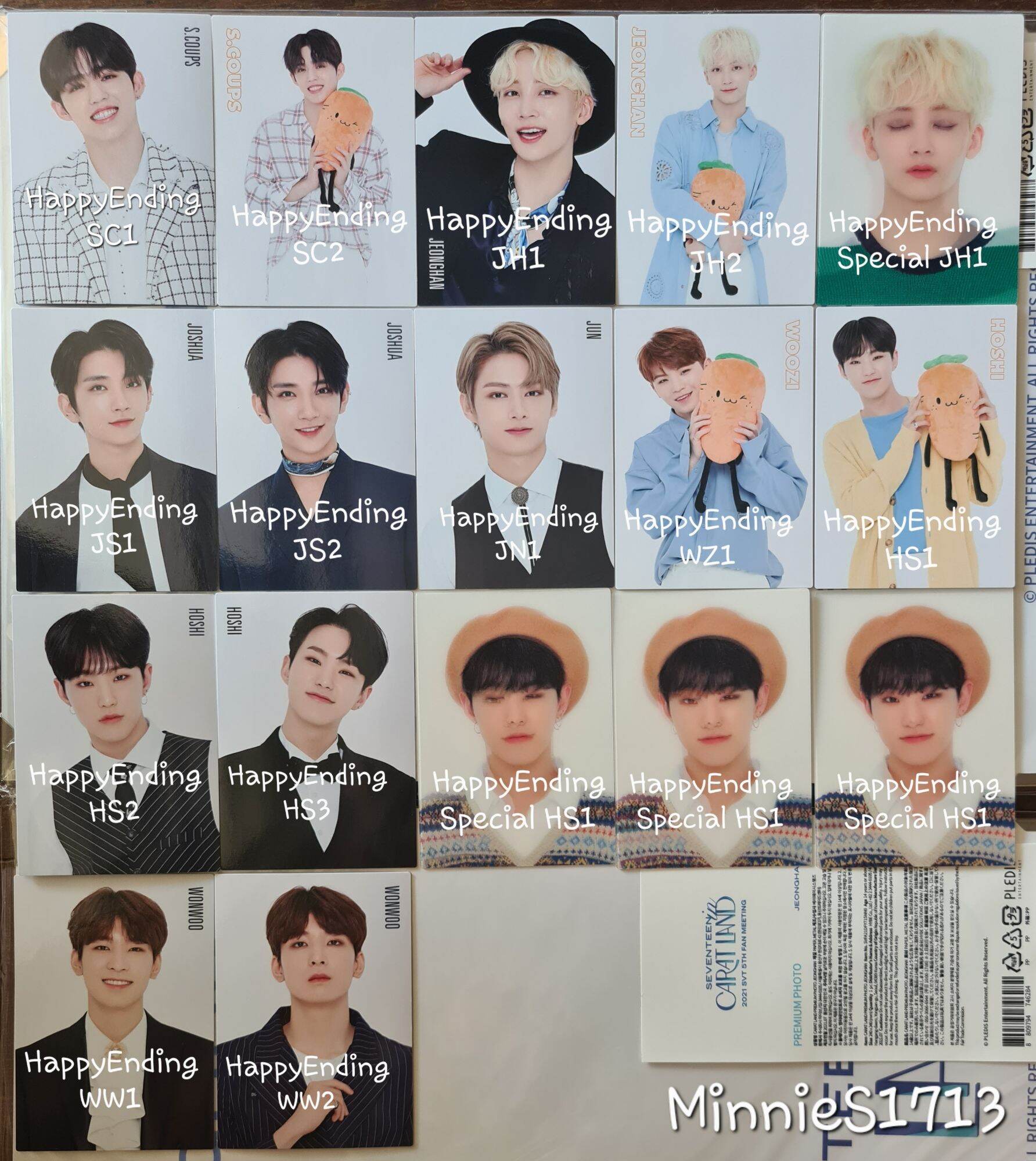 Seventeen Happy Ending Showcase (JP) photocard | Lazada.co.th