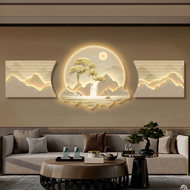 XIANGTUYIN | LED Light Decorative Wall Art Set 3 Panels ราคา 3,169 บาท*ส่งฟรี