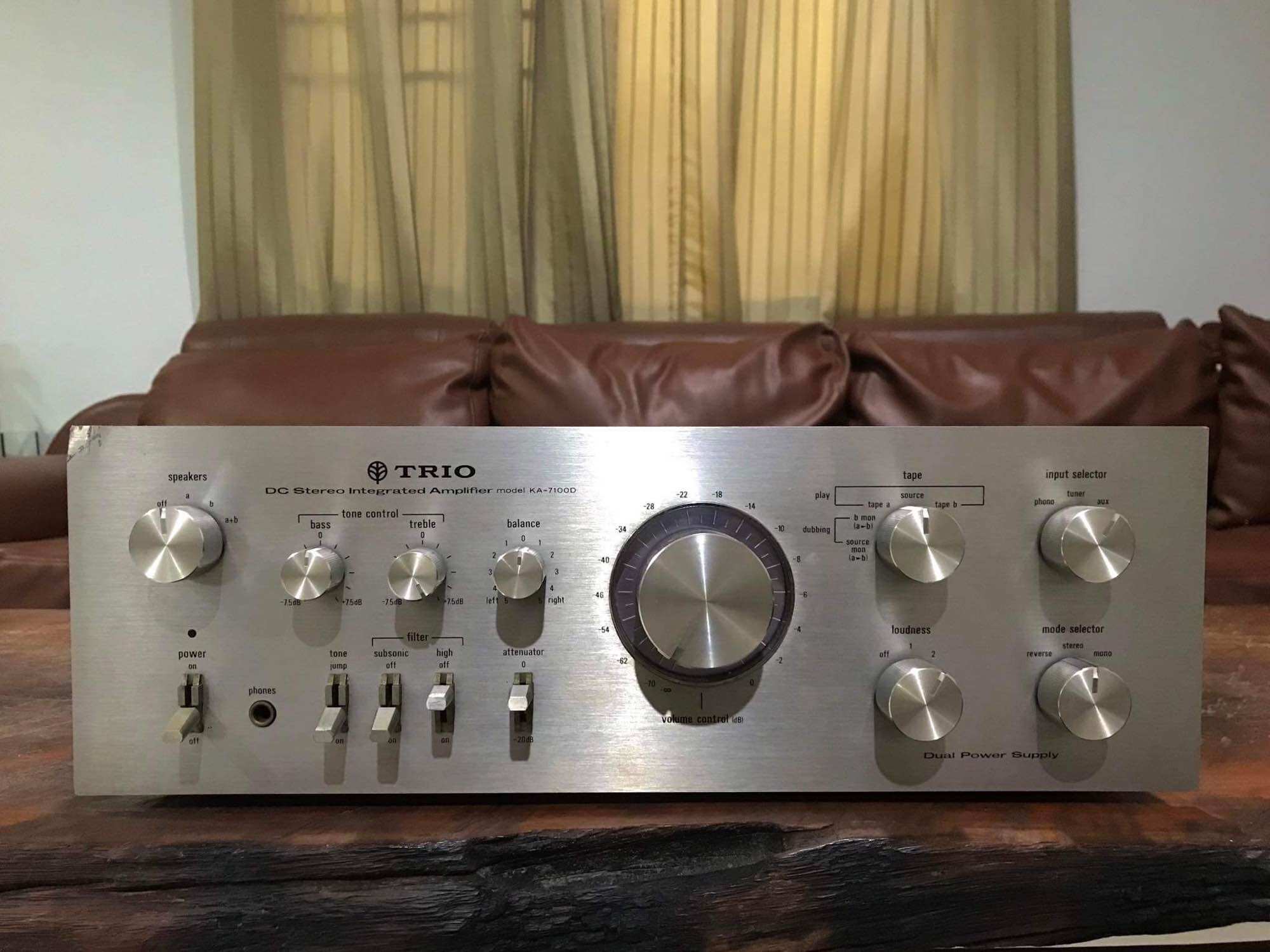 TRIO KA-7100D TRIO KENWOOD トリオ KA-7100D インテグレーテッドアンプ