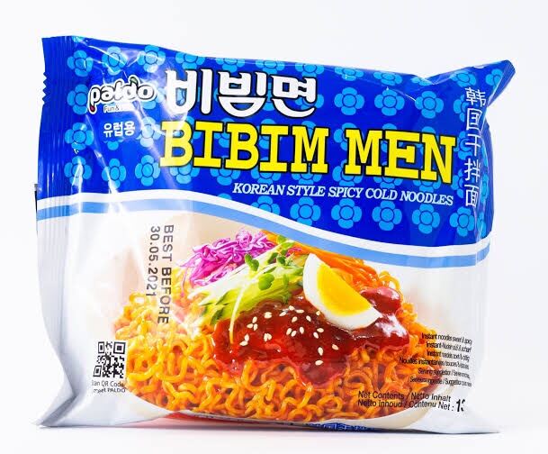 พร้อมส่ง Paldo พาลโด บิบิมเมน บะหมี่แบบแห้งรสเผ็ด 130 กรัมPaldo Bibimmen Ramen 130 g.