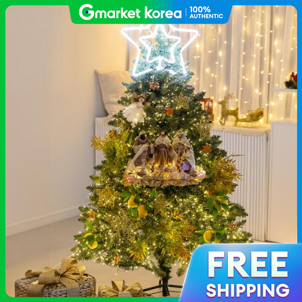 ART BOX | Artbox/Flower Tree Christmas Tree Set Silent Night Jesus's Birth 150cm Double-Sided ราคา 21,733 บาท*ส่งฟรี