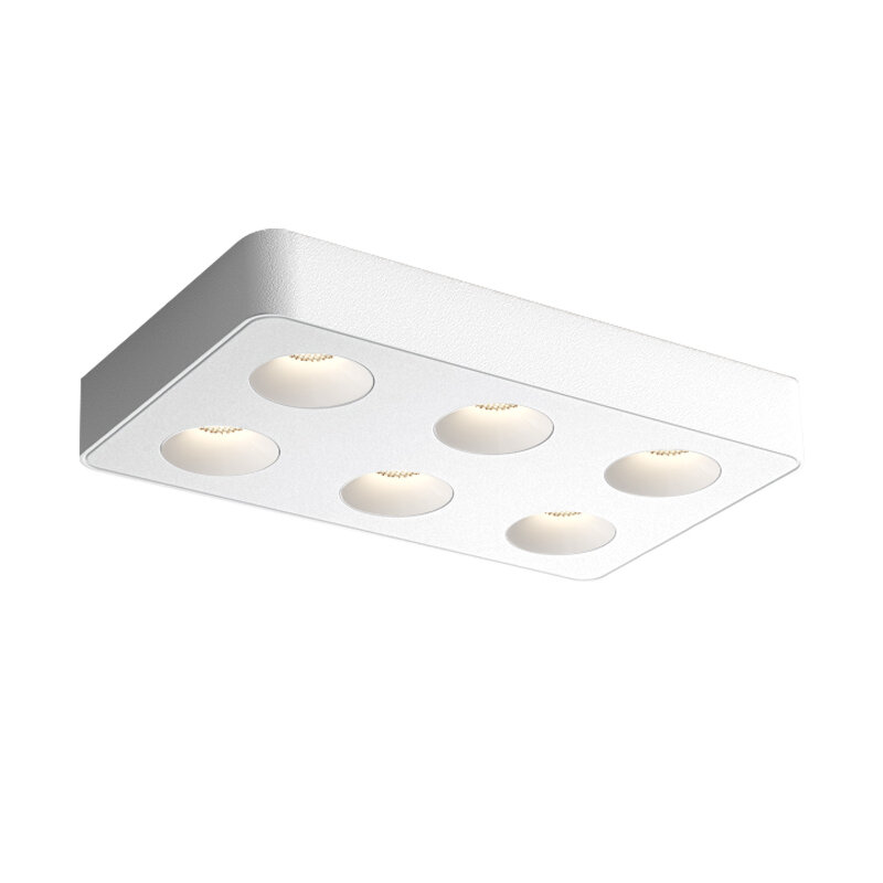 JINGYA | Full Spectrum Thin Surface Mount Spotlight 6-Head Ceiling Canopy ราคา 6,576 บาท*ส่งฟรี