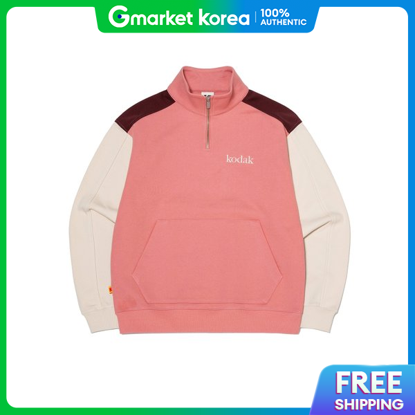 Kodak | K4123Lfs10Pnk Oversized Logo Color Block Half-Zip Sweatshirt Pink 38 ราคา 2,191 บาท*ส่งฟรี