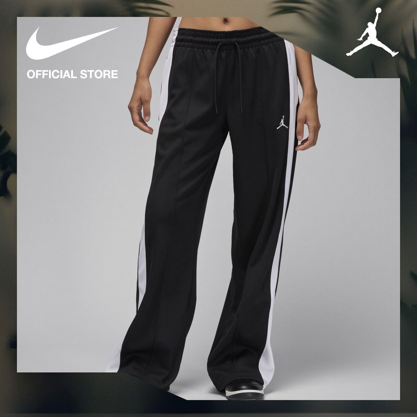 Nike Women's Jordan Knit Track Pants - Black ราคา 2,900 บาท*ส่งฟรี