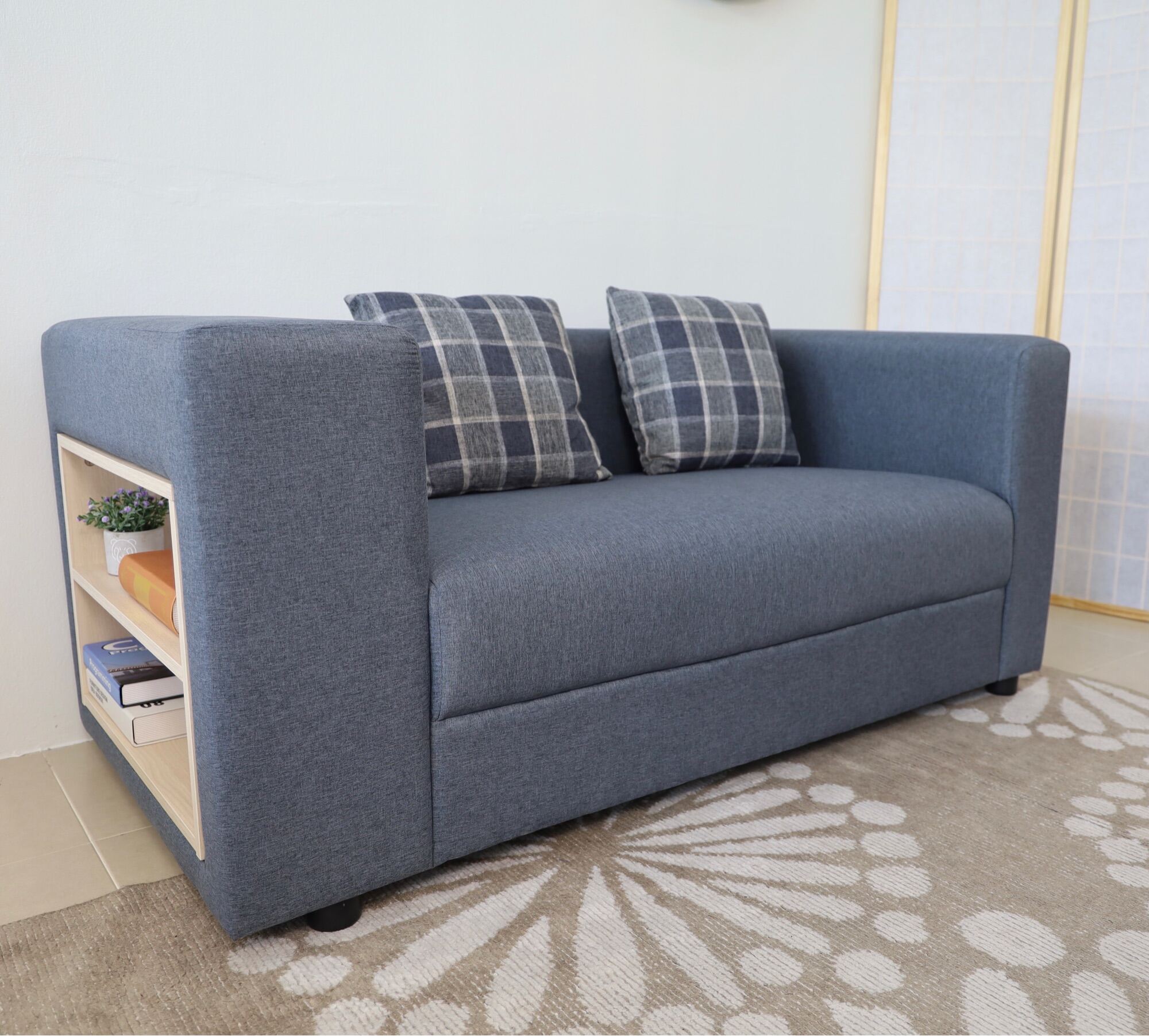 โซฟา2ที่นั่ง sofa โซฟาคอนโด รุ่น Volka Lazada.co.th