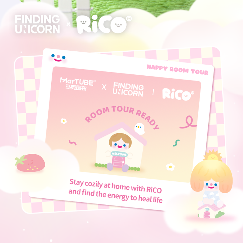 Finding Unicorn RiCO Happy Room Tour Plush Doll