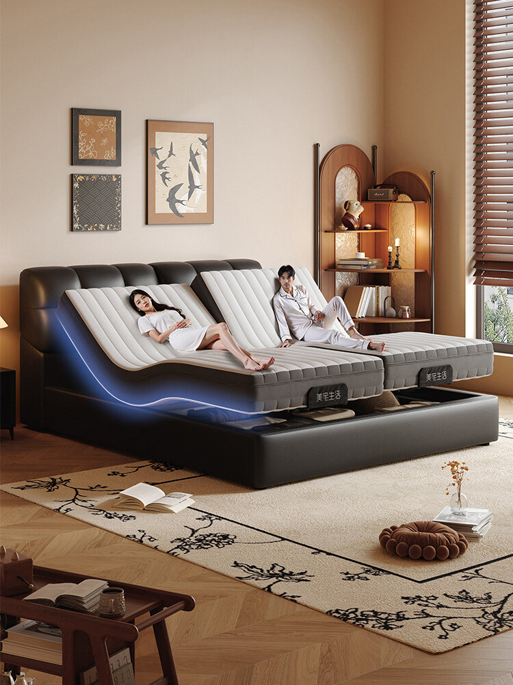 MEIZHAISHENGHUO | Smart Elevating Bed with Separate Movement and Storage Functions ราคา 37,646 บาท*ส่งฟรี