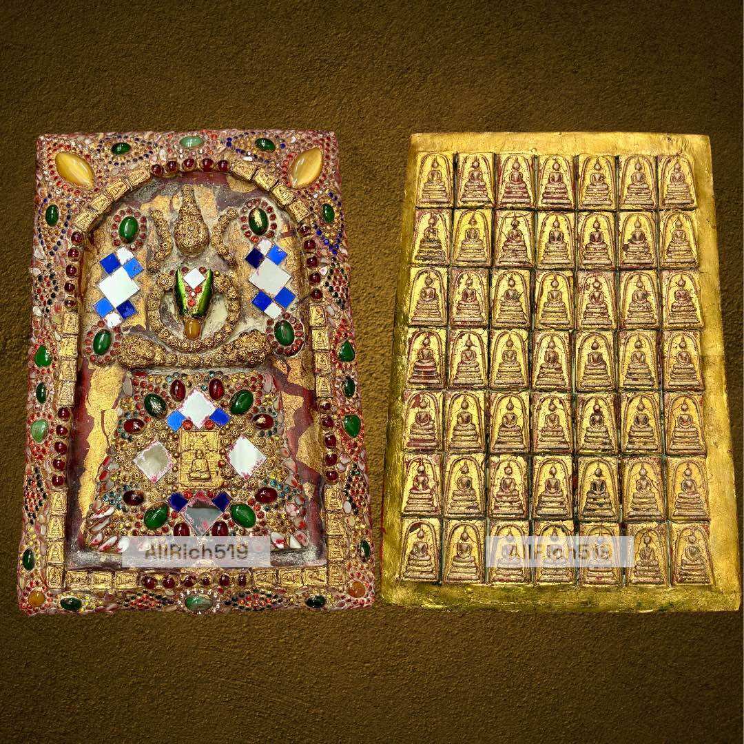 The Great Immortal Disc Is Decorated with Real Jade, Gemstones and the Form of the Great Immortal, 42 Immortals in Powdered Form, and the Form of the Great Immortal of Krutam Temple. ราคา  2,497 บาท*ส่งฟรี