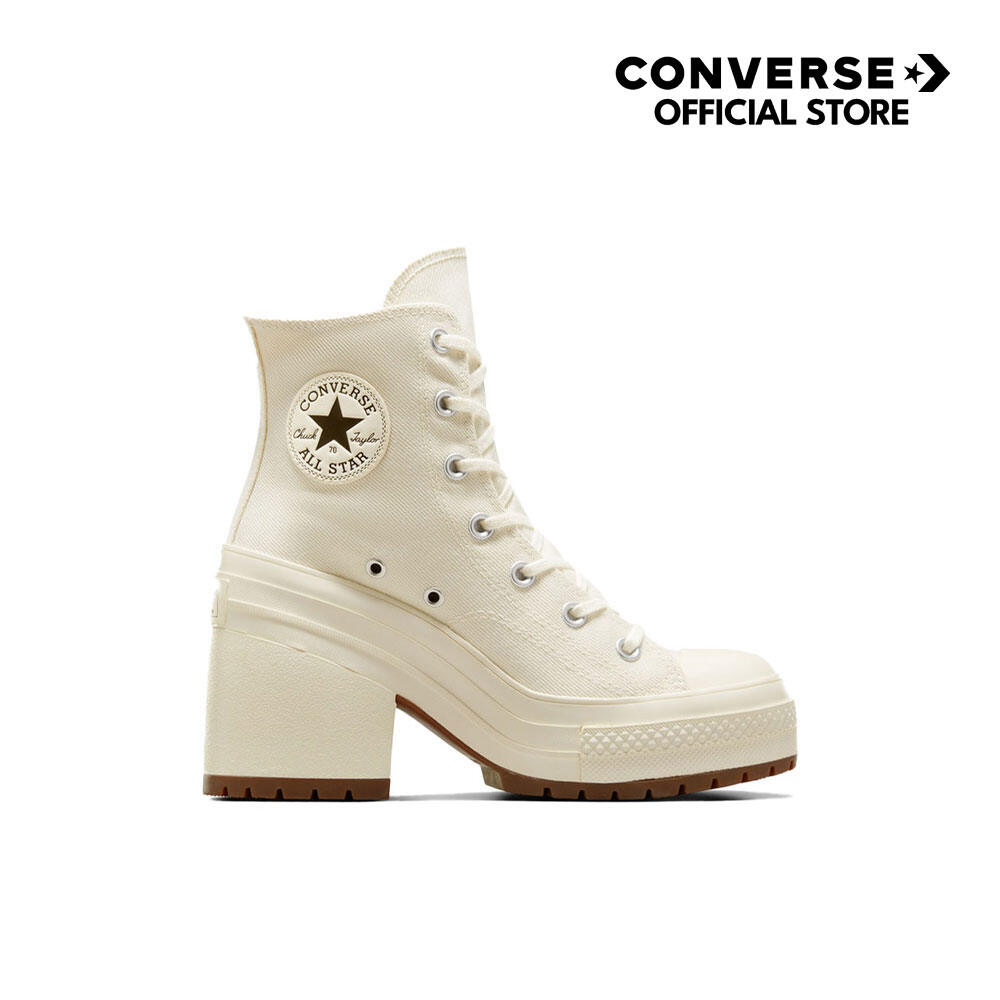 CONVERSE รองเท้าผ้าใบ รุ่น CHUCK 70 DE LUXE HEEL HI CREAM ผู้หญิง A05348CF_S4CMXX ราคา 2,880 บาท*ส่งฟรี