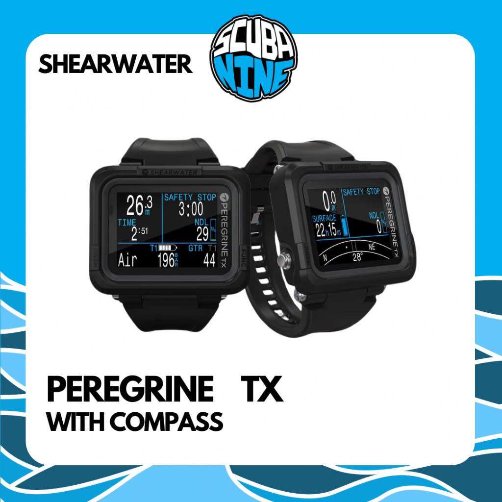 Shearwater Dive Computer รุ่น Peregrine TX ไดฟ์คอมพิวเตอร์ ราคา 27,455 บาท*ส่งฟรี