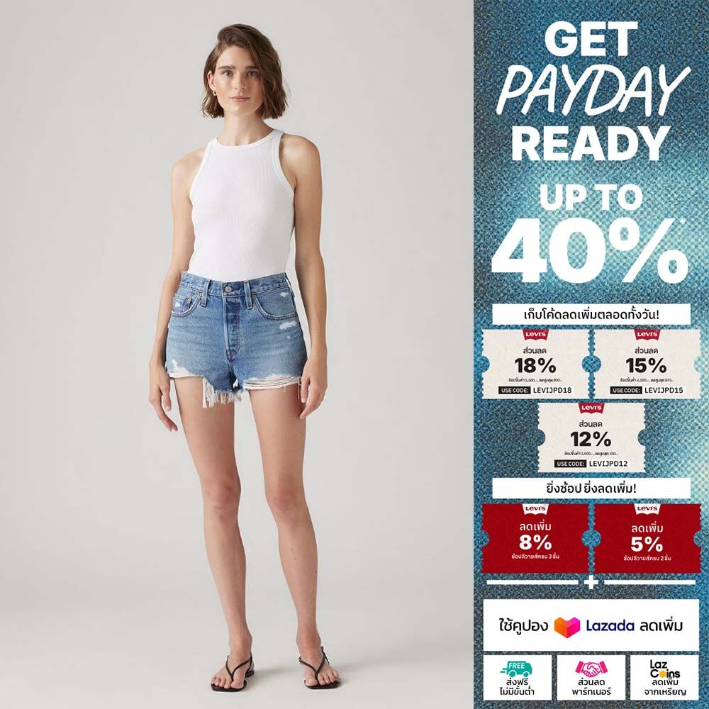 Levi's® Women's 501® Original High-Rise Jean Shorts ราคา 2,090 บาท*ส่งฟรี