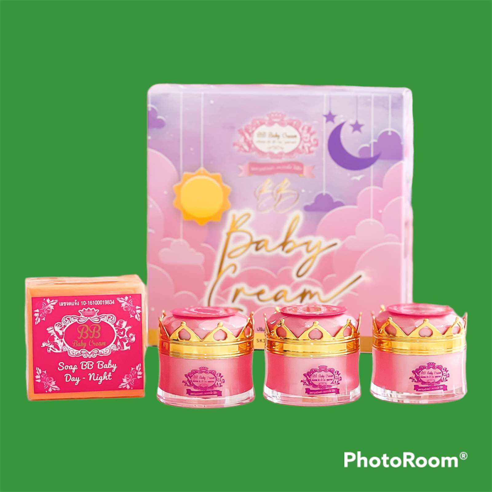 บีบีเบบี้ครีม ชุด12กรัม พร้อมส่งล๊อตใหม่แท้