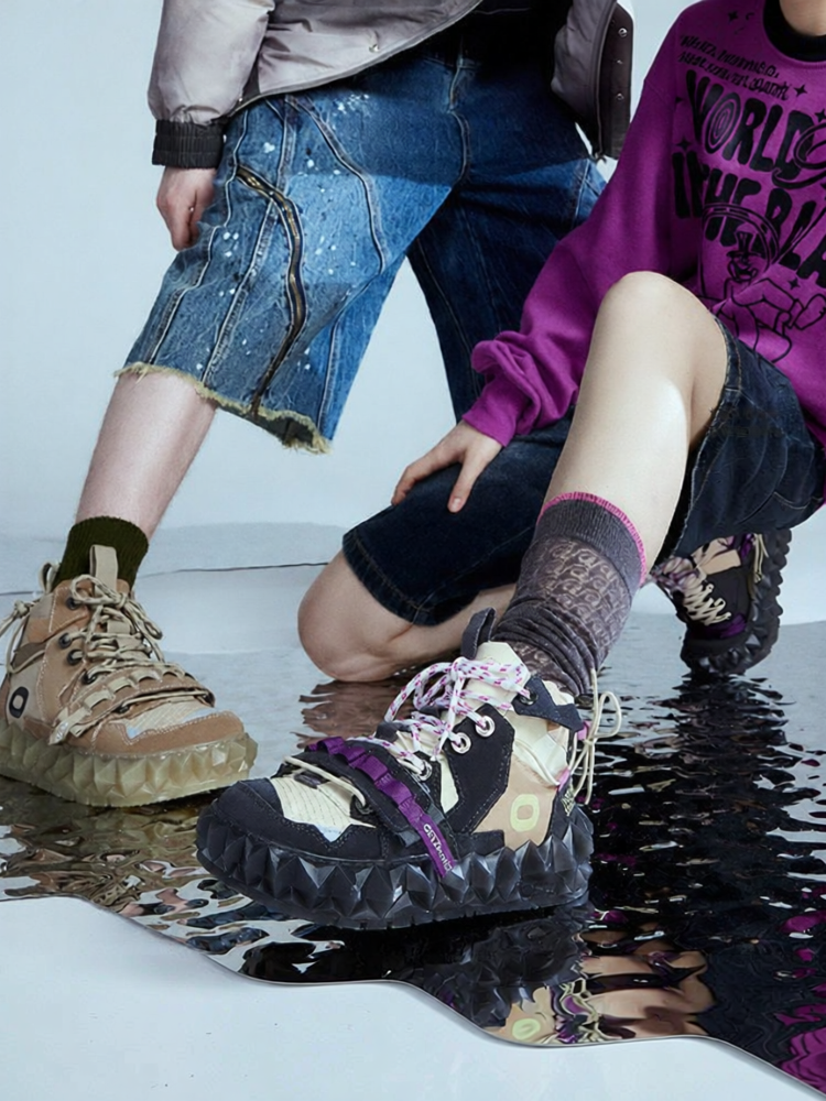 Ugly Cute Thick Heel High Top Women's Shoes ราคา 8,207 บาท*ส่งฟรี