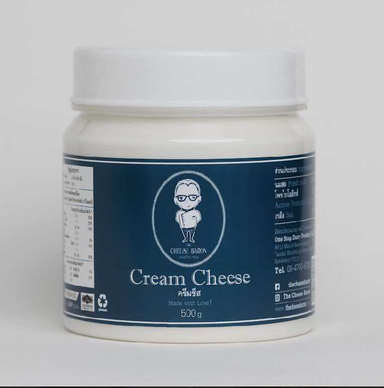 Cream Cheese ครีมชีส ขนาด 500 กรัม ราคา 500 บาท*ส่งฟรี