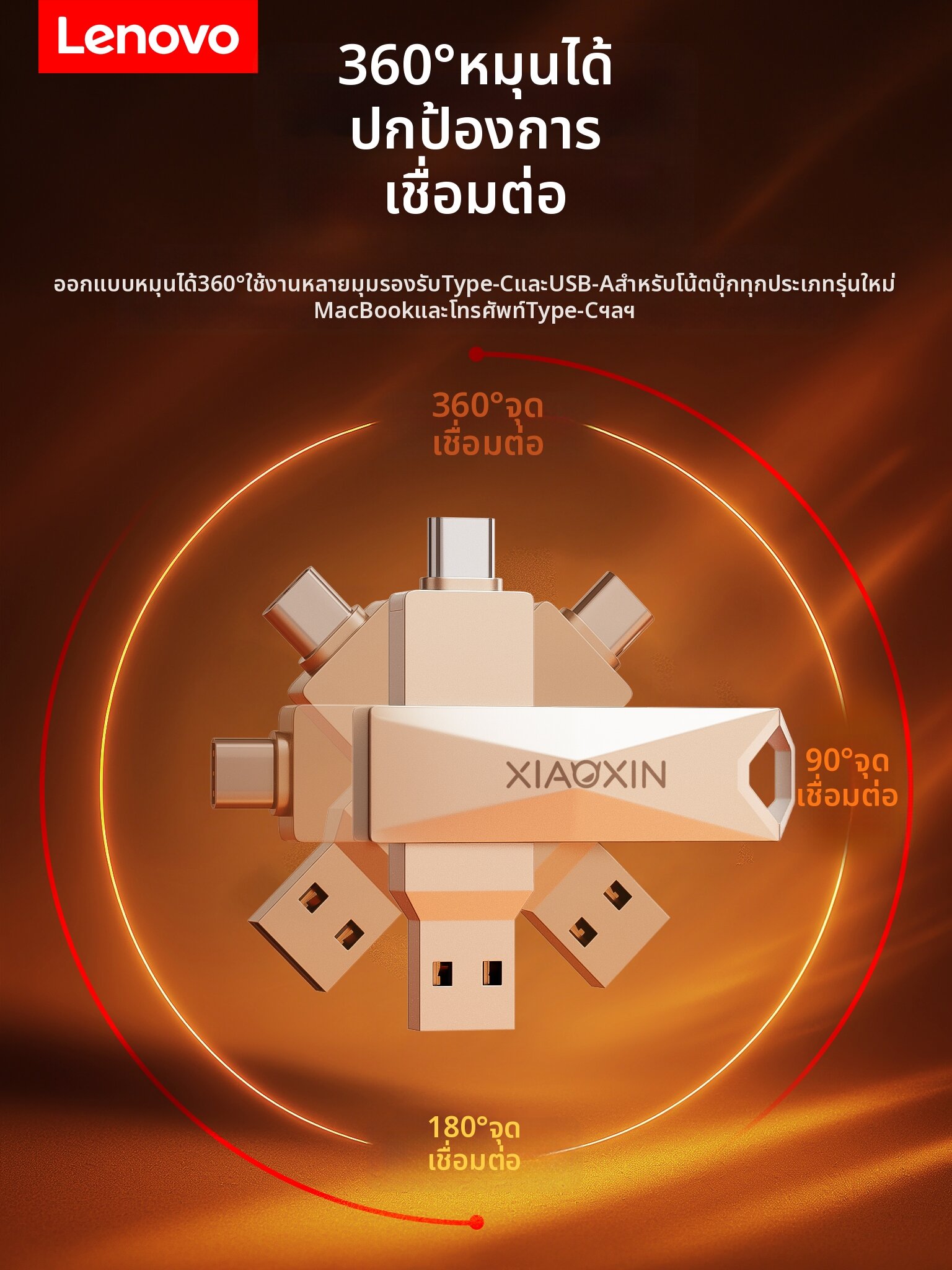 Lenovo | High-speed Solid State USB Drive 128GB ราคา 2,976 บาท*ส่งฟรี