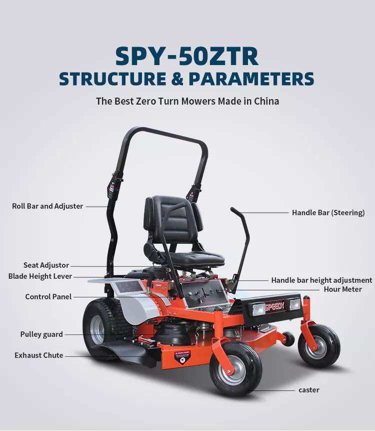 รถตัดหญ้านั่งขับ BEM ZERO TERN 20hp /50" ราคา 215,000 บาท*ส่งฟรี