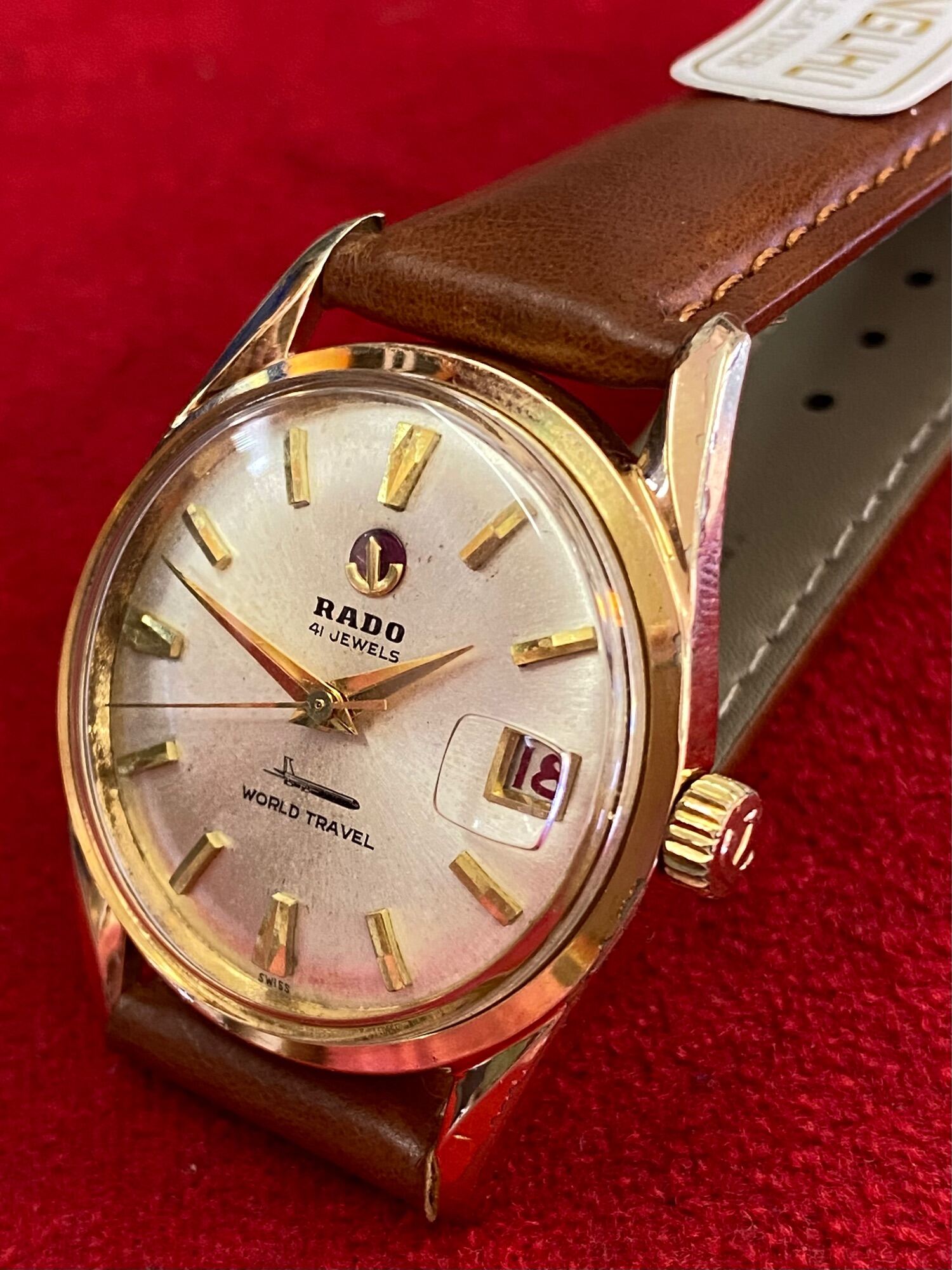 RADO 41jewels world travel 自動巻きメンズ腕時計 オンラインストア取